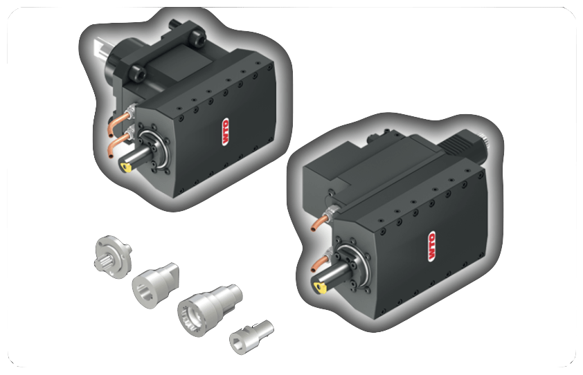 WTO broaching unit for keyway and spline machining on CNC lathe