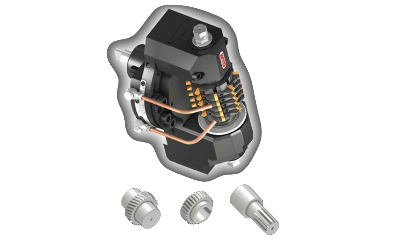 WTO gear hobbing unit for CNC turning center