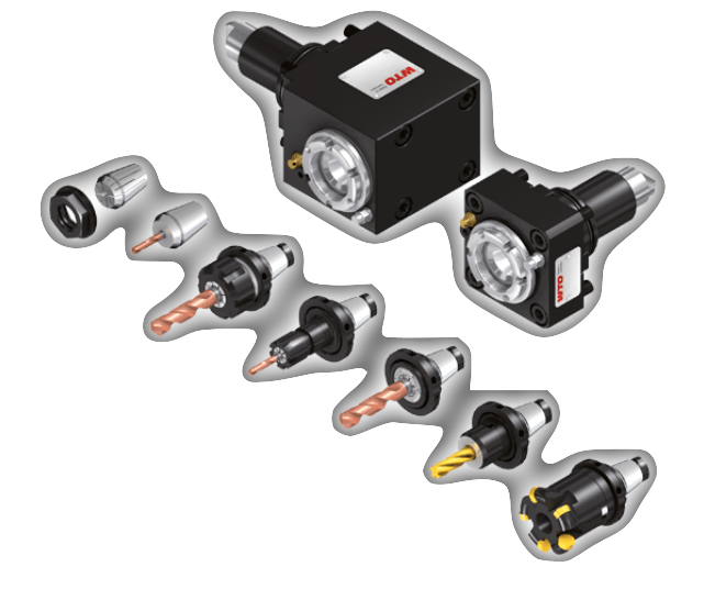 WTO Quick Flex live tool holder with ER collet system for CNC lathe